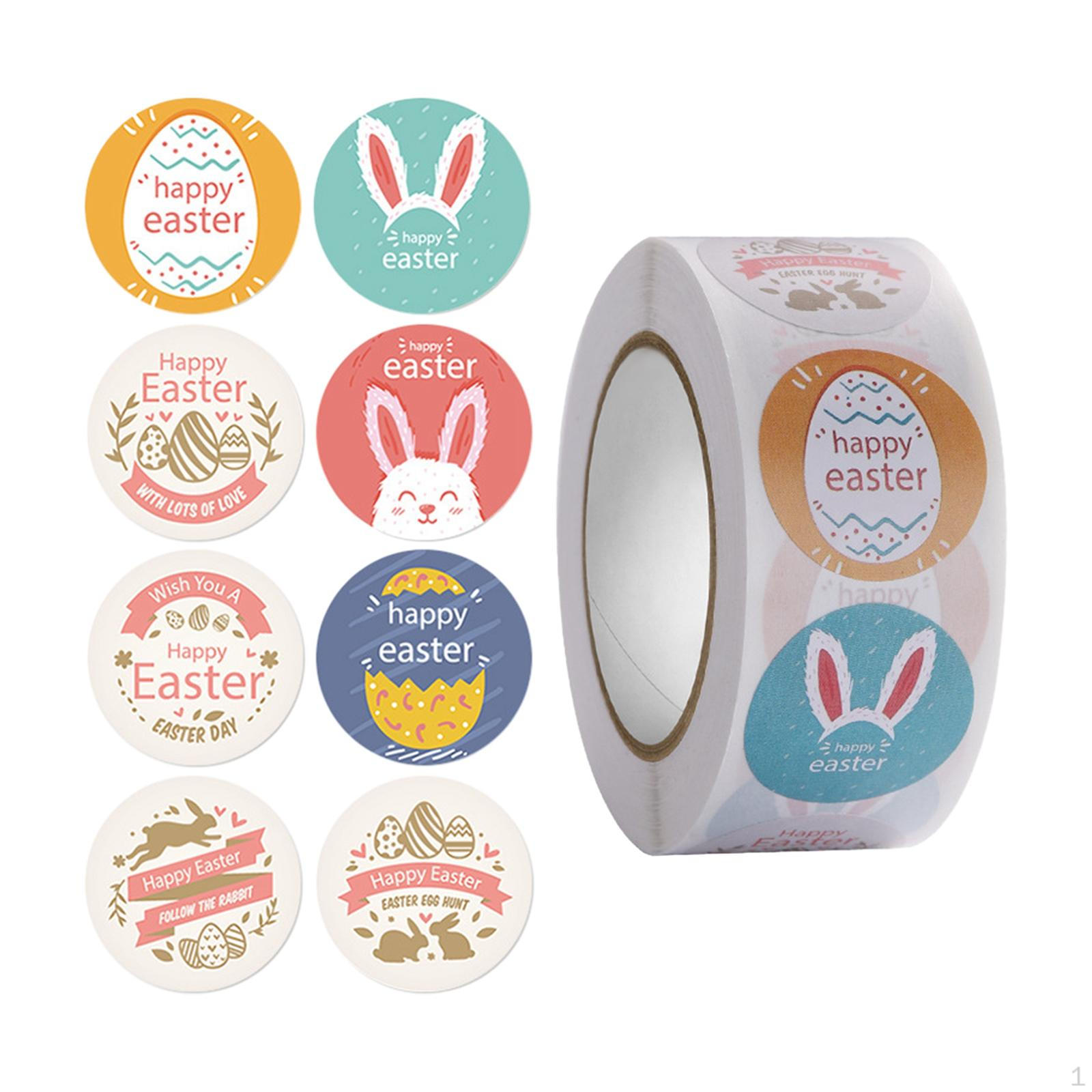 

500 шт. пасхальные наклейки, печати на конвертах, декоративные подарочные этикетки, уплотнительные наклейки Style E