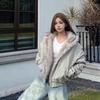 Mount Carving Winter New Jacket American Thickened Sweet Cool Down Cotton Jacket Cotton Jacket Cute Jacket