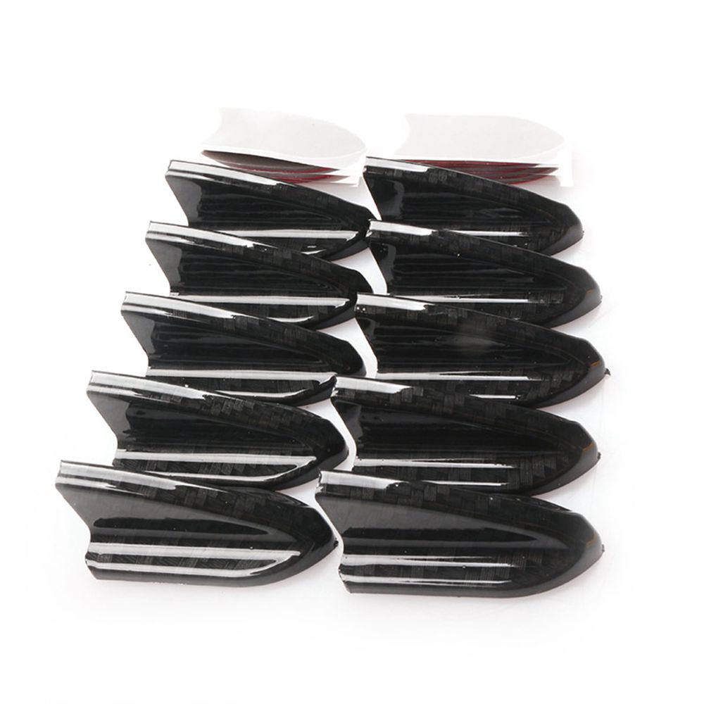 10PCS Universal Car Roof Shark Fin Decorative Aerial Antenna Cover Spoiler Car Supplies Refit Pieces
