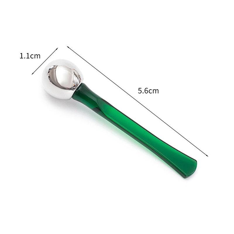 Dual-Ended Roller Massage Stick Eye Cream Applicator Cosmetic Spatula Anti Wrinkle Facial Spoon Alloy Face Skin Care Tool