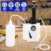 3L Manual Brake Oil Bleeder Voltage Display Car Manual Brake Bleeder Fluid Oil Changer Clutch Bleeding System for Car Motorcycle