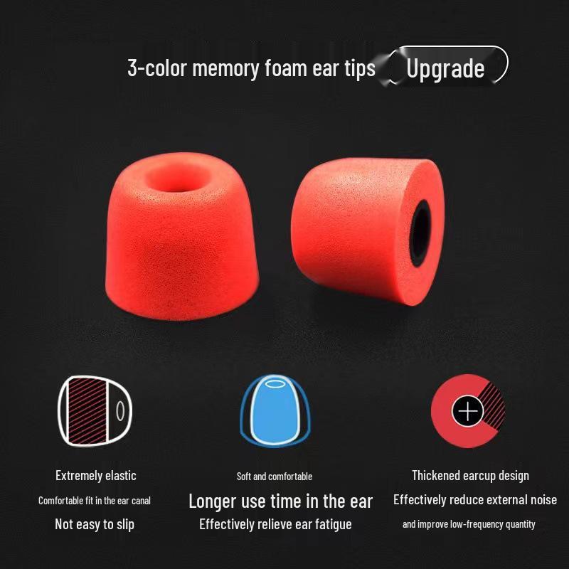 ND Memory Foam Eartips for In-Ear Earphones - Sound Isolating, Comfortable, Noise-Reducing, Slow Rebound T400