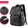 Li Shen Leather Business Laptop Backpack