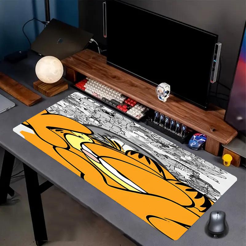 Garfield Print Mouse Pad, Anti‑Slip Desktop keyboard Mat, for PC Laptop Gaming Working Daily Use, Cool Festival Surprise Gift