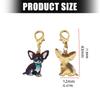 10pcs Creative Gift Dog Keychain for Birthdays Holidays Alloy Key Organiser Ornament Perfect for Personalization