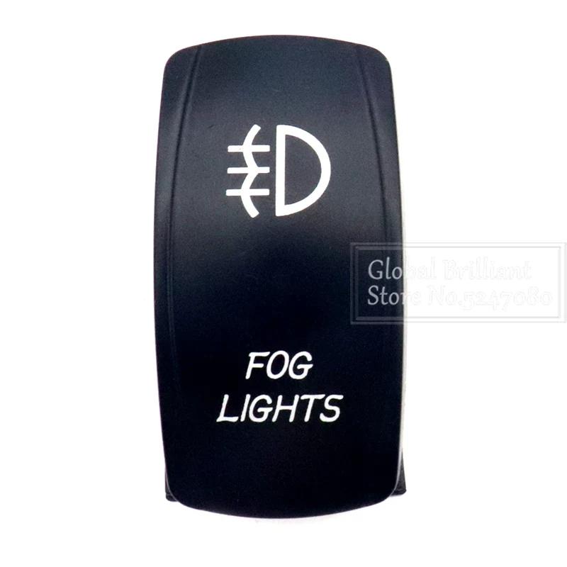 For Car Truck Marine 12V/20A 24V/10A Boat Rocker Switch Toggle 5Pin SPST / 7Pin DPDT ON-Off Switch with LED Light