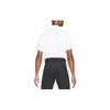 Nike Solid Color Logo Pullover Polo Shirt Men Tops White DH0822-100