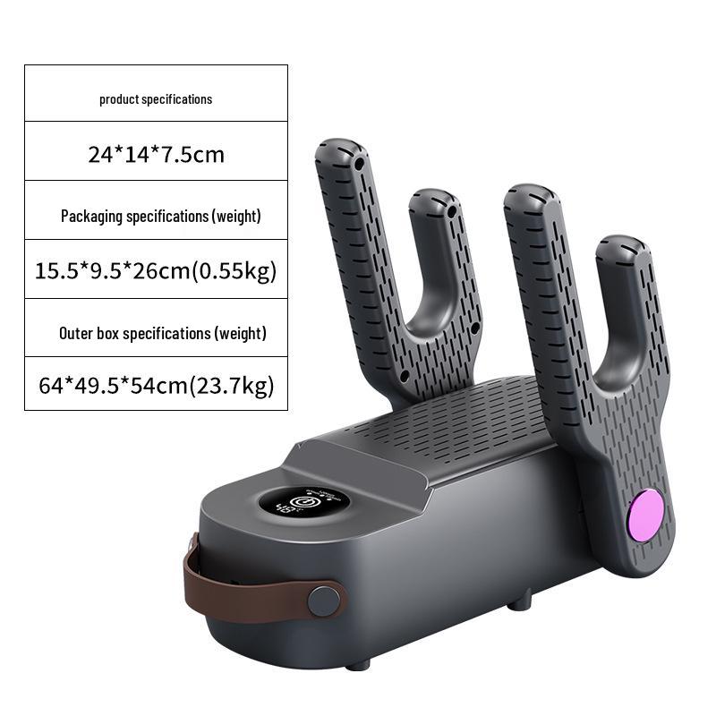 Portable Smart Shoe Dryer & Warmer: Foldable, Easy-to-Store Household Heating Solution.
