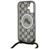 Karl Lagerfeld Klhmp16Shckcklck Iphone   16 6.1 Czarny/Black Hardcase Iml Crossbody Monogram Karl & Choupette Head Magsafe