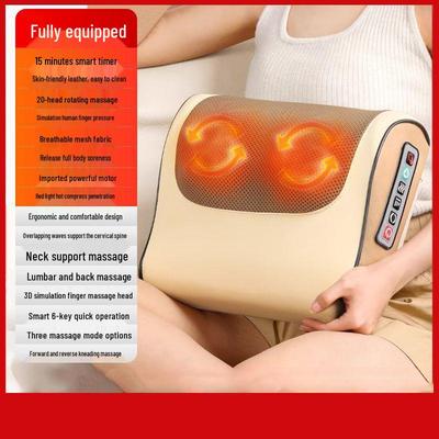 Electric Kneading Neck and Body Massager Pillow CN Plug (adapter Included)