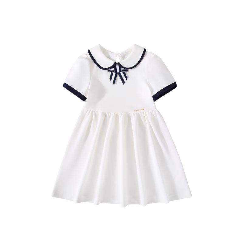 Classic Teddy Girls  Sweet School Style Princess Dress 130