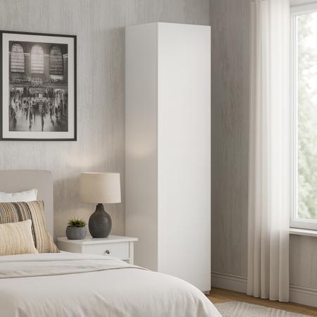 Solid Bookcase LONI 160x40 Cm - Color White