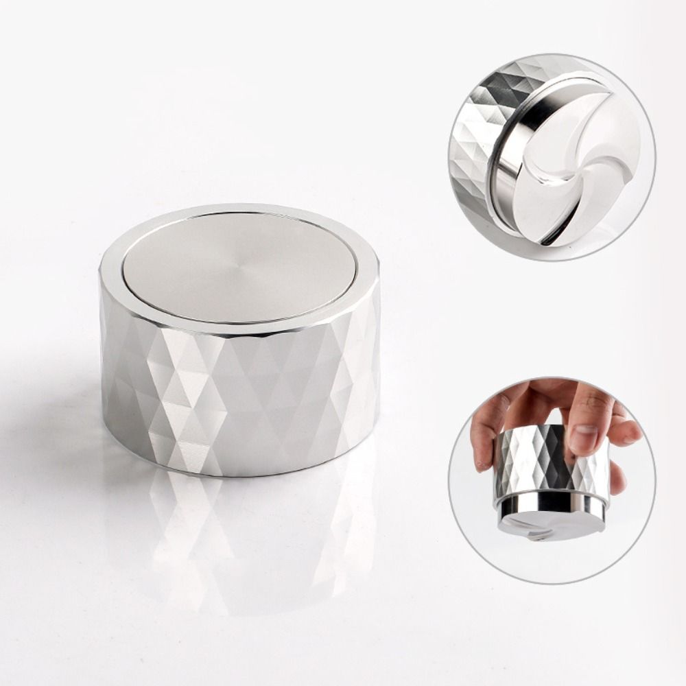 51/53/58mm Gravity Kaffeetamper Edelstahl Diamantstruktur Kaffeepulverpresse Wirbelmuster Basis Kaffeeverteiler Café