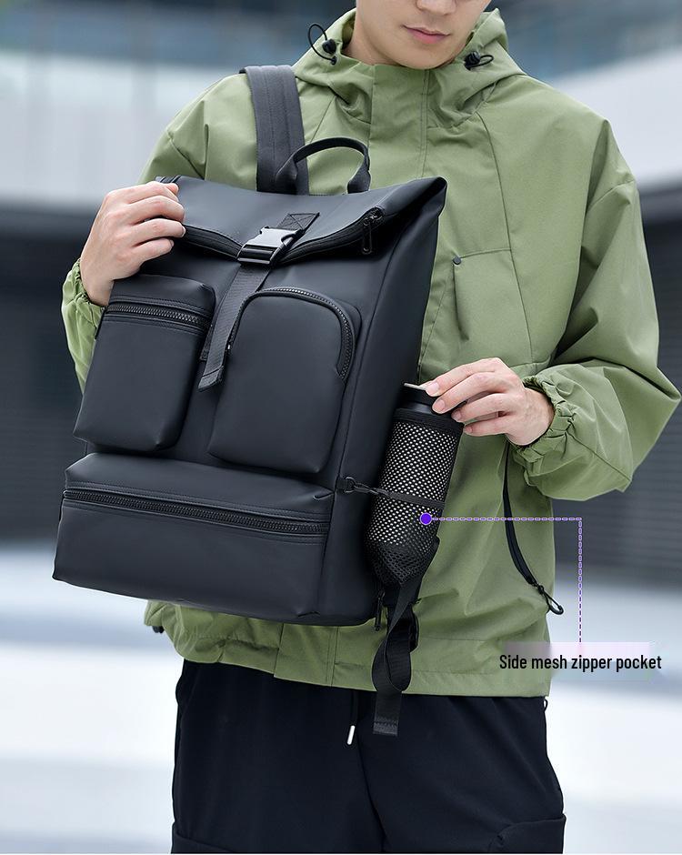 Modern Casual Backpack 2025: Large Capacity Laptop Bag for Business Travel & Students
