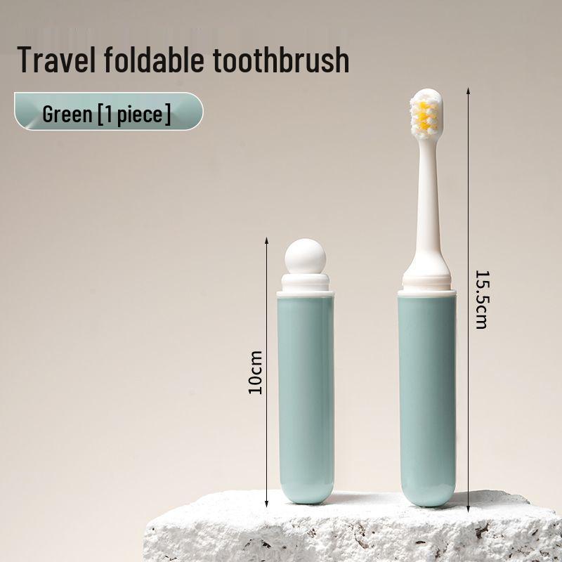 

Portable Japanese Travel Wash Set: Folding Toothbrush, Mouthwash Cup & Storage Box