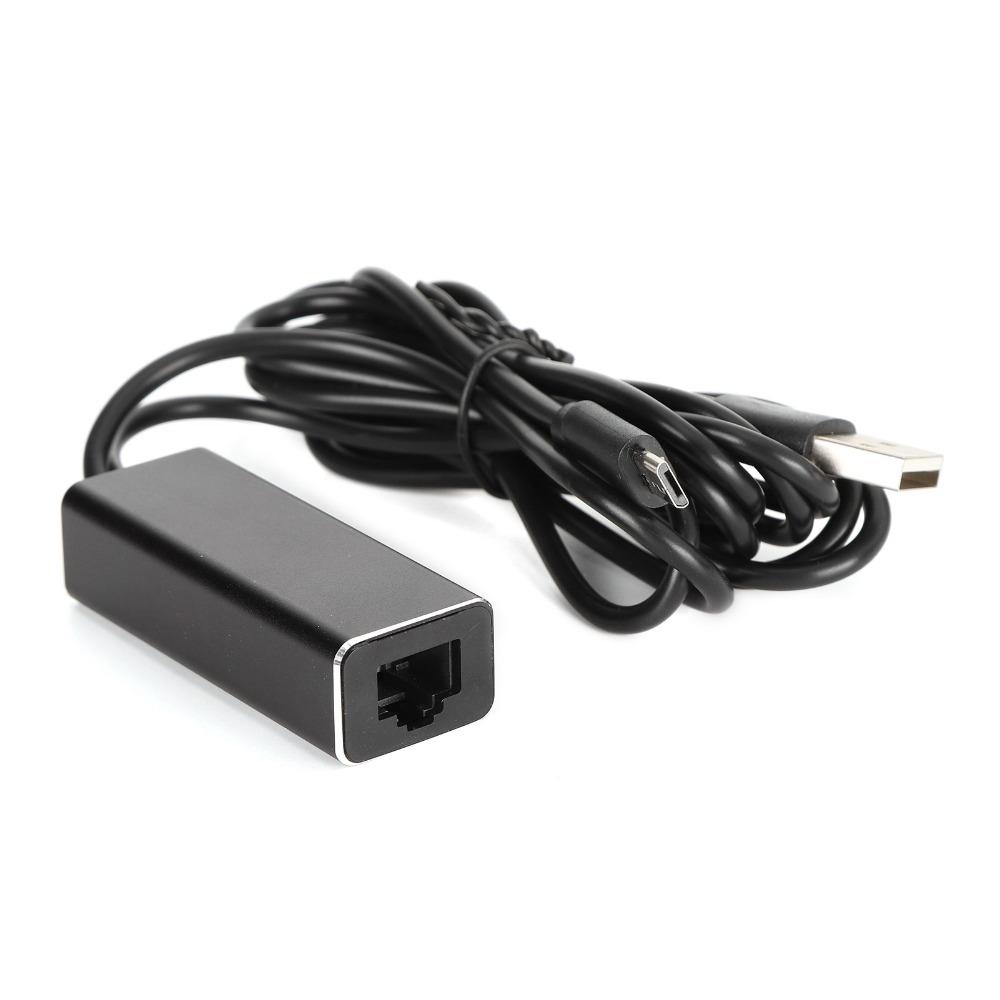 10/100Mbps Micro USB To RJ45 Ethernet Adapter Conversion Transmission for TV Sticks Internet Access