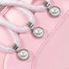Makellose JIMMY CHOO Niedrige Sneaker ANTIBES/F Antibes Puderrosa Leder Gebraucht