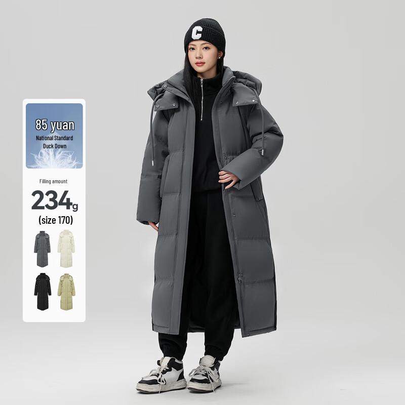 

XueZhongFei 2025 Women s Long Winter Down Jacket 160/84A