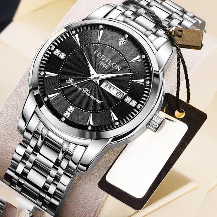 Fortiren Men's Watch Men's Watch mecanic automat multifuncțional luminos impermeabil cuarț ceas bărbătesc