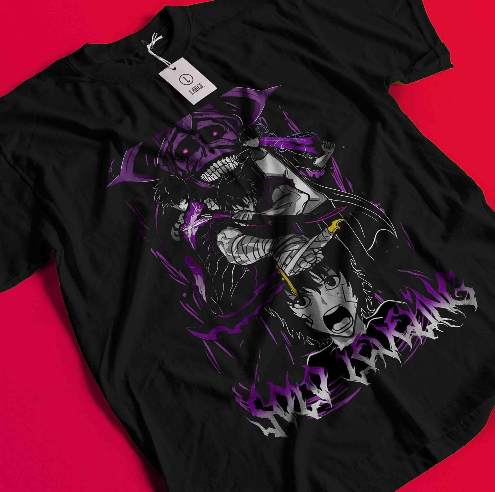 Футболка Solo Leveling Футболка Сон Джин-у Футболка Ча Хэ-ин Футболка Антарес Аниме Подарок BB416 L