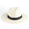 Unisex Summer Travel Straw Beach Fedora Hat with Sun Protection