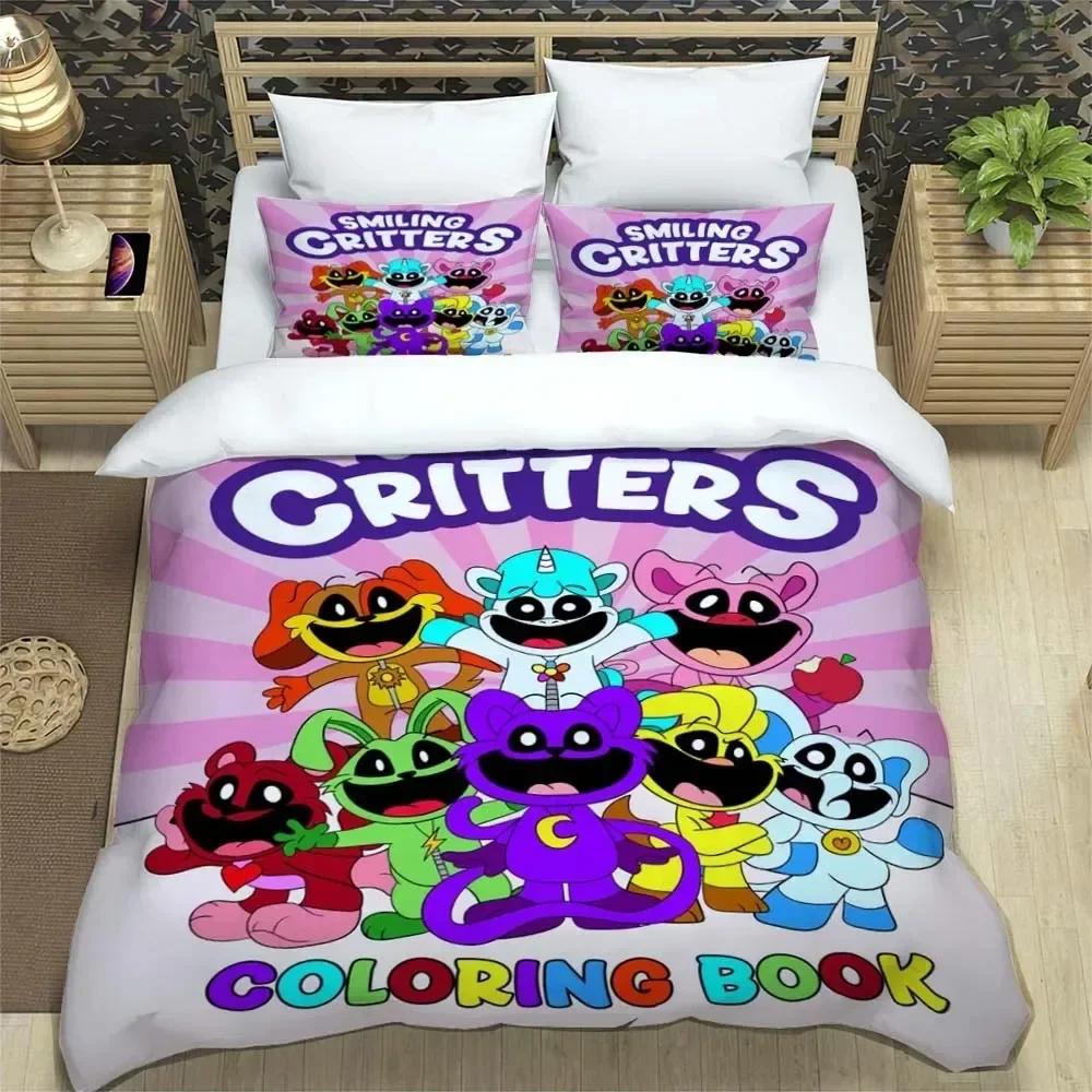 Top 3D Print Smiling Animals CATNAP DOGDAY Bedding Set Brand New Cool Anime Quilt Cover Pillowcase Soft Cartoon Children Gift