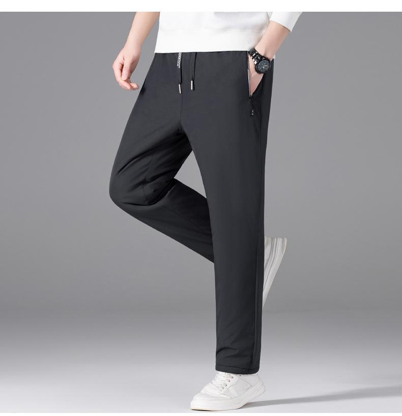 Herren Arktischer Samt Baumwollhose: Kälteschutz, Warm, Verdickt, Winterkleidung für Mittelalte & Junge, Lockere Freizeitkleidung.