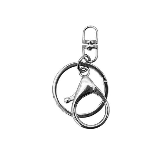 Keychain 3D Skull Design Multi-Scene Hangers Keys Bags Suitcases High-precision Key Holder Street Style Accessory