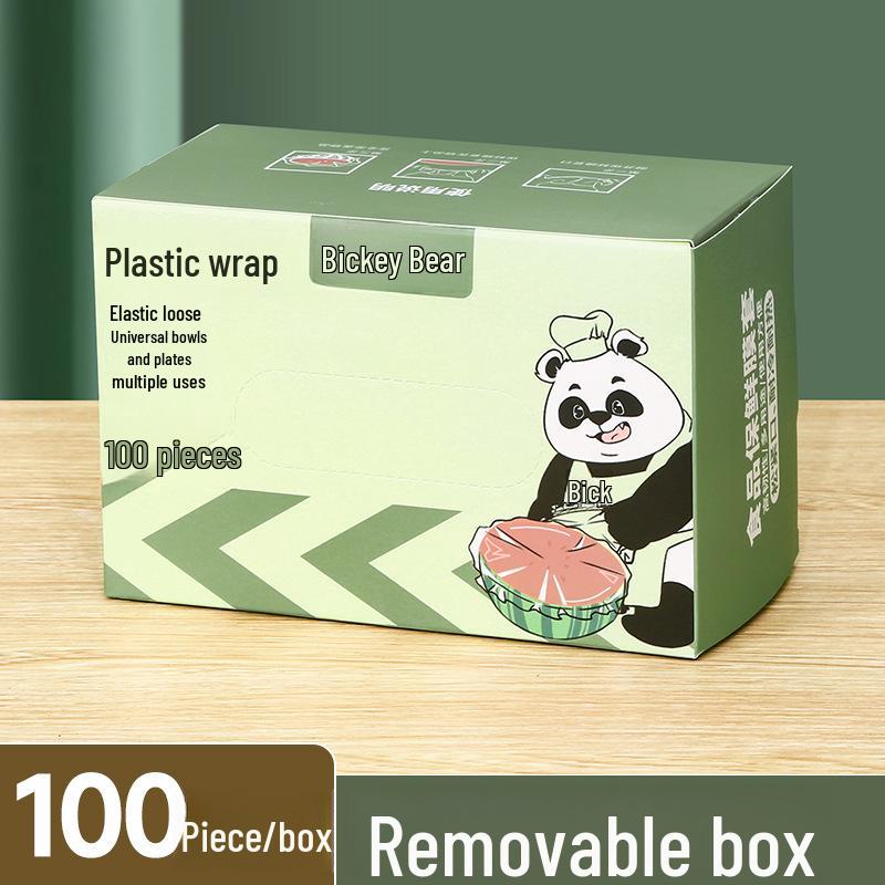 Elastic Food-Grade Plastic Wrap and Fresh-Keeping Shower Cap for Leftovers