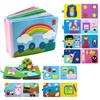Vaskbare Montessori-småbarn Travel Board 3D Baby Story Cloth Book Tidlig læring Utdanning Vaner Kunnskap Utvikle dropshipping
