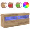 TV Wall Cabinet Artisan Oak 100 x 30 x 40 cm Particleboard
