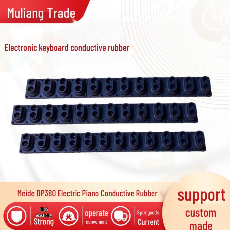 

Durable Conductive Rubber Strip for Beautiful DP380 Digital Piano - 12 Key Keyboard Accessory 25689