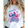 2026 Summer Stitch and Angie Graphic Tshirt Unisex Unisex Fashion Cotton Quality Casual Loose Short Sleeve Classic Unisex