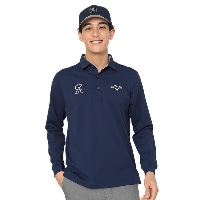Callaway Long Sleeve Polo Shirt C25233100 Men s 3L Navy