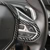 For Peugeot 2008 2019 2020 2021 2022 2023 2024 Steering Wheel Button Panel Cover Decoration Trim Sticker Interior Accessories