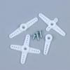 5 Sets Sg90 9G Servo Horn Arms Kit, Plastic Servo Replacement Horn With Mounting Screws For Sg90 Rc Servo Motor