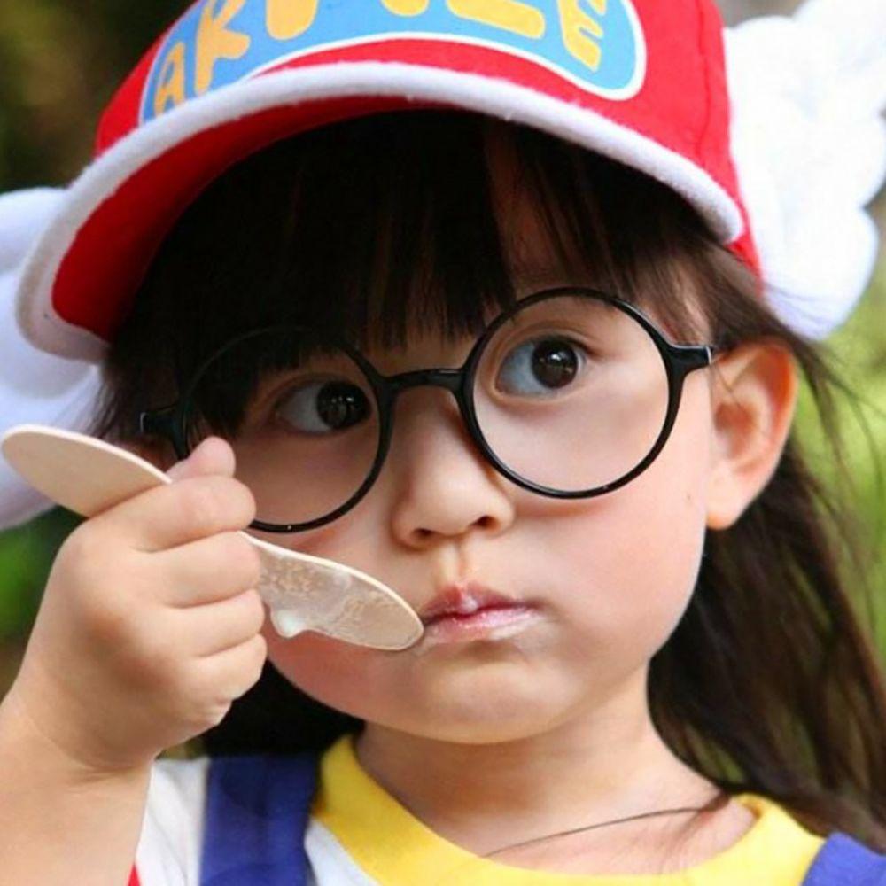 Lens Eyewear Candy Color Children PP Kid Glasses Frame Light Spectacle Frames Round Glasses Frame
