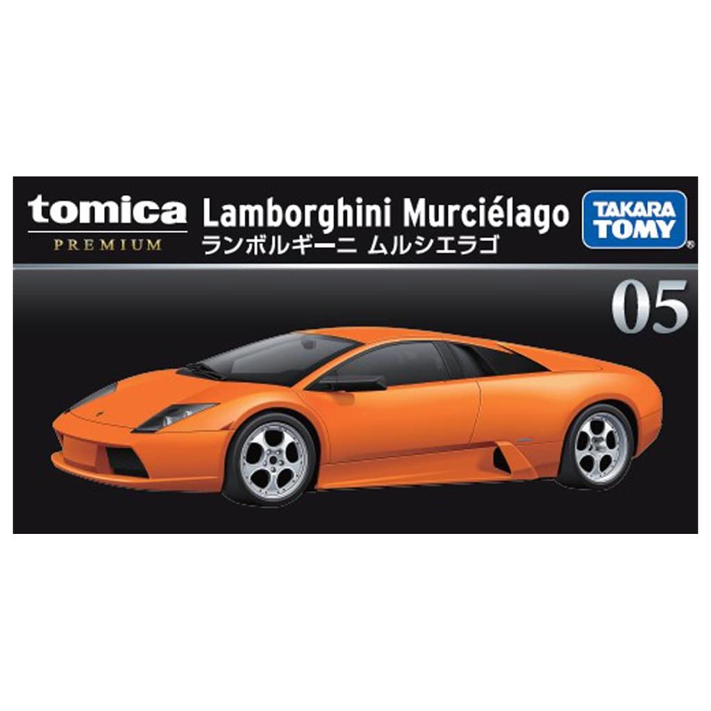 TAKARA TOMY Tomica Premium 05 Lamborghini Murcielago Miniature Car Toy for Ages 3 and Up