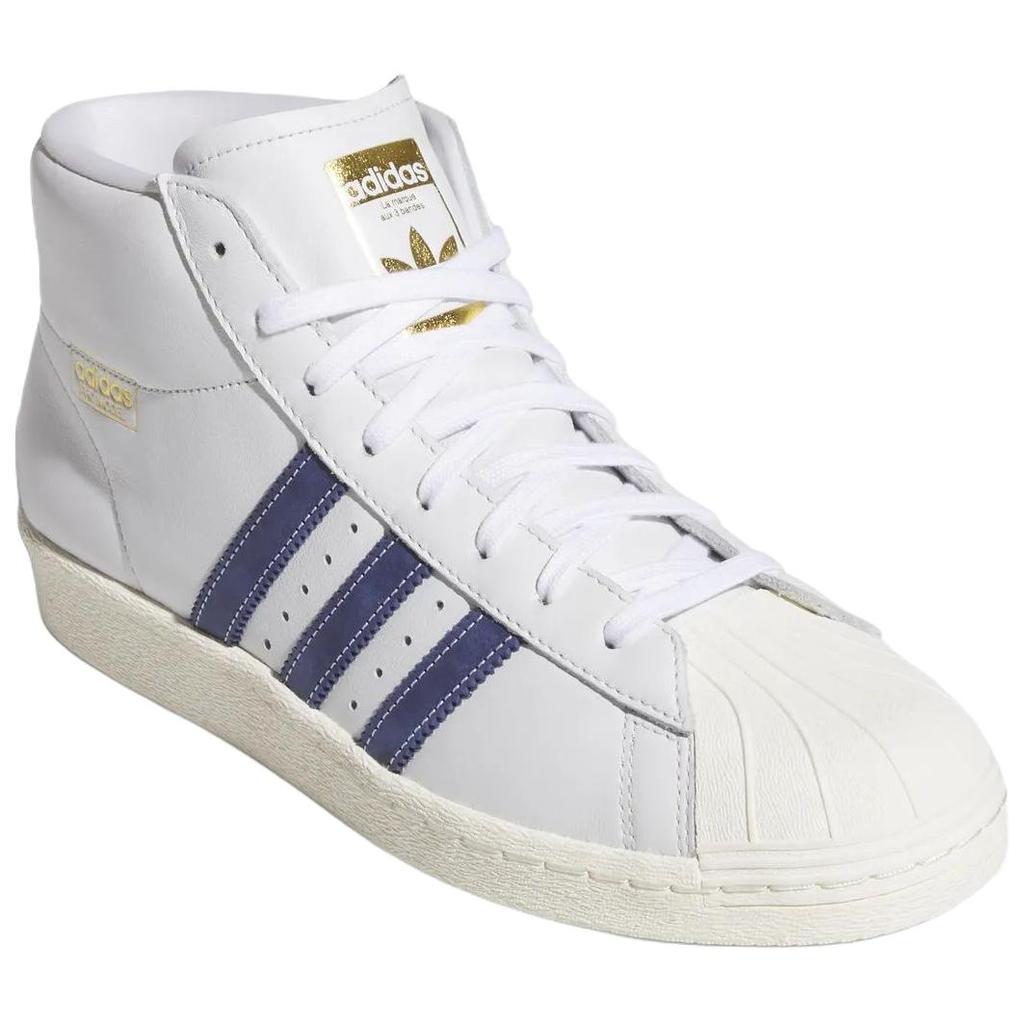 Adidas Originals PRO MODEL 80 ADV Skateboard Shoes Unisex High Top Crystal White KJ0210