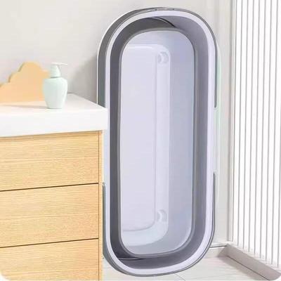 Collapsible Mop Bucket With Wheels Large Capacity Foldable Cleaning Tub Multi-Functional Household Cleaning Foldable Tub