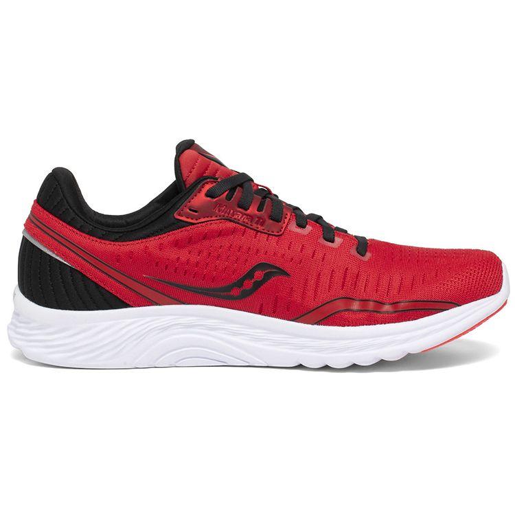 SAUCONY Kinvara 11 Cushioning Low Top Running Shoes Men Sneaker Red Black S20551-30