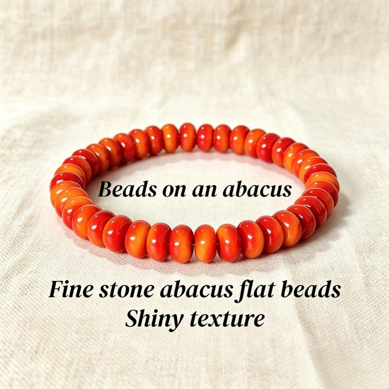 Natural Stone Imitation Tiger Eye Abacus Bead Bracelet