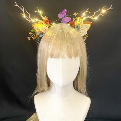 New Christmas Fairy Hair Clip Antler Style  Angel Hairpin Fairy Headdress Cosplay Hairpin Christmas Products