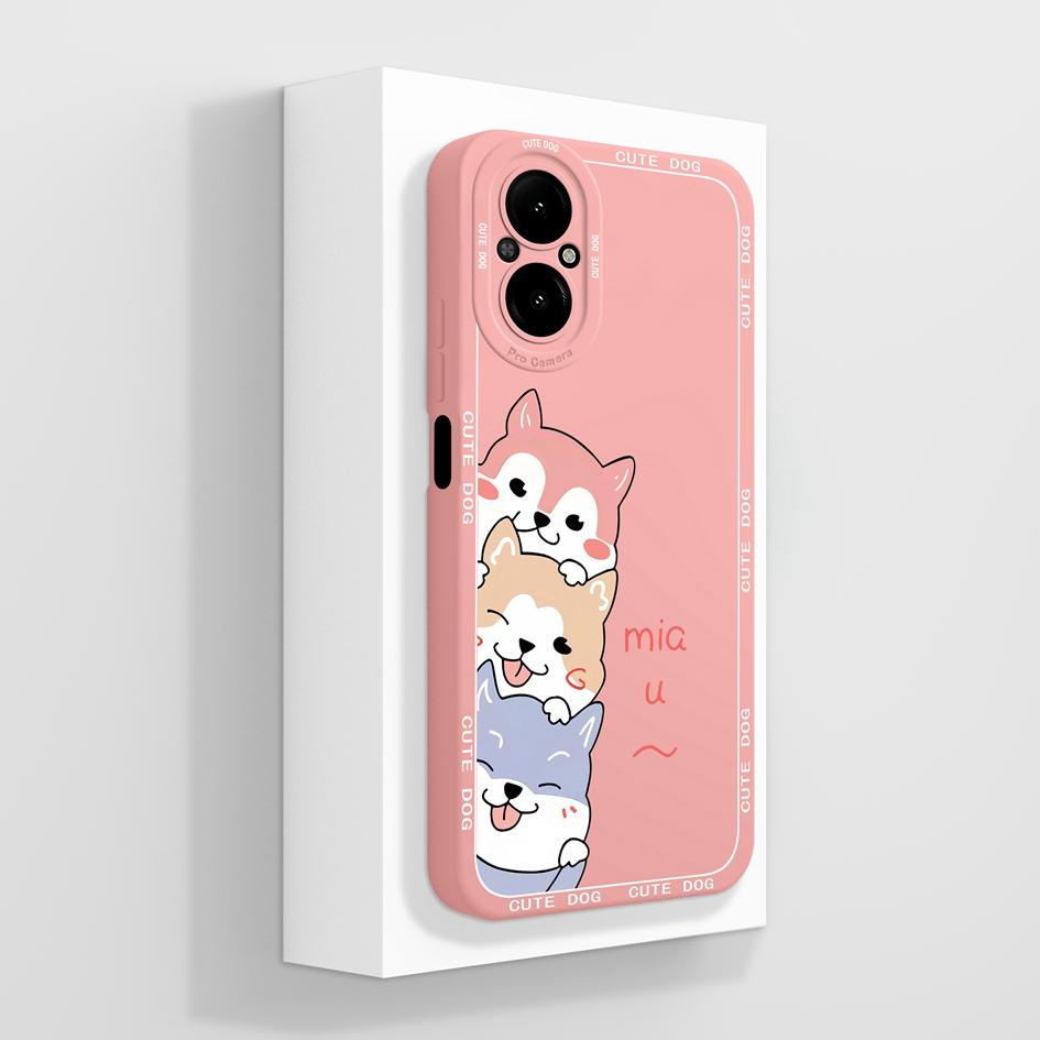 Cover Case For Oppo Realme C67 C65 C63 C61 C25 C25S C25Y C30 C30S C31 C33 C35 C55 C51 C53 Lazy Cat Soft Liquid Silicone Protective Shell For Oppo Capa