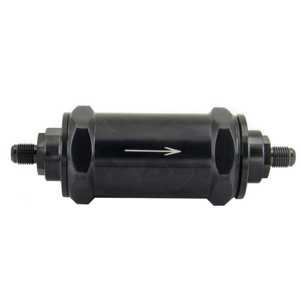 AN6 / AN8 / AN10 Inline Fuel Filter E85 Ethanol With 100 Micron Stainless steel element