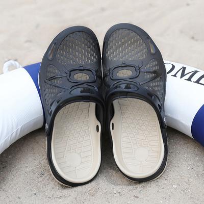 Summer New Sandals Bag Head Hollow Beach Hole Shoes Breathable Large Size Jelly Dual-purpose Cool Slippers