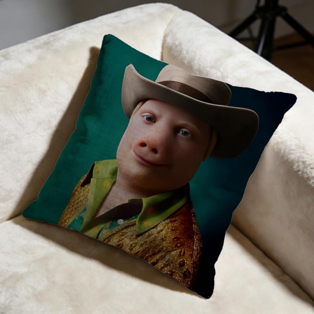 Hot JJohn Pork Is Callinging Cushion Cover Soft Decorative Pillow Case Suitable for Bedroom Sofa Car Travel Use