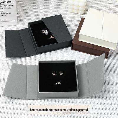 Jewelry Gift Box for Earrings, Rings, Necklaces, Bracelets - Double Open PE Film Ornament Box