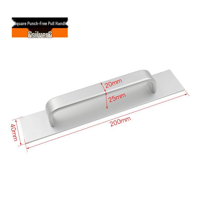 Self-Adhesive Aluminum Alloy Handles for Doors and Windows
