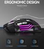 RGB Backlit Wired Gaming Mouse 7-Buttons USB 2400DPI Adjustable Ergonomic Computer Optical Sensor Mouse For PC Computer Laptop
